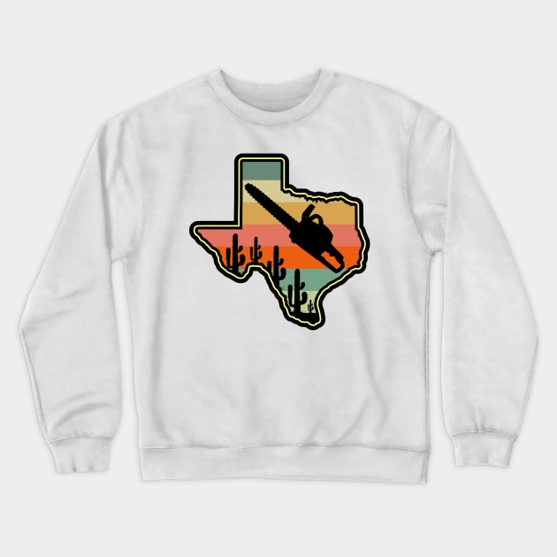 Texas Slasher Sunset Crewneck Sweatshirt by Worldengine
